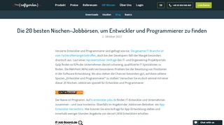 
                            4. Die 20 besten Nischen-Jobbörsen für Entwickler & Programmierer