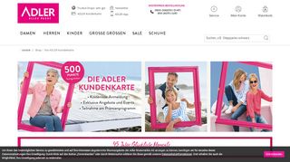 
                            2. Die ADLER Kundenkarte | ADLER Onlineshop