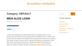 
                            9. Die Alice-“Mein Kundencenter”-Lounge (jetzt bei o2 DSL ...