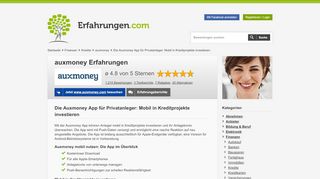 
                            6. Die Auxmoney App für Privatanleger: Mobil in ...