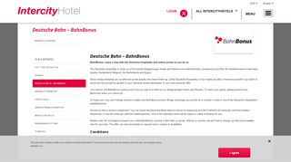 
                            8. Die Bahn - bahn.bonus | intercityhotel.com