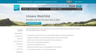 
                            3. Die Consorsbank Watchlist - behalten Sie Ihre …