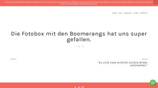 
                            7. Die Fotobox mit den Boomerangs hat ... - abisupertramps.com