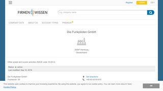 
                            1. Die Funkpiloten GmbH, Hamburg - Credit Report