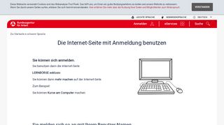 
                            7. Die-Internet-Seite-mit-Anmeldung-benutzen - Bundesagentur ...