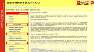 
                            6. Die Johanniter-Community: Willkommen bei JUHMAIL!