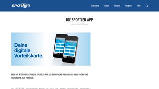 
                            7. Die neue SPORTLER App ist da! - My SPORTLER