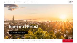
                            3. Die offizielle Website von Bern Welcome - Bern Welcome