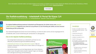
                            1. Die Radfahrausbildung – Arbeitsheft & Portal für Klasse 3/4 - VMS ...
