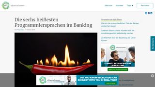 
                            8. Die sechs heißesten Programmiersprachen im Banking ...