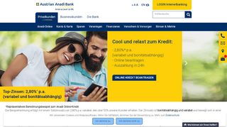 
                            1. Die starke Bank an Ihrer Seite | Austrian Anadi Bank AG