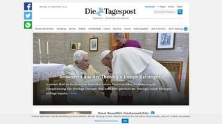 
                            1. Die Tagespost - Katholische Zeitung für Politik ...