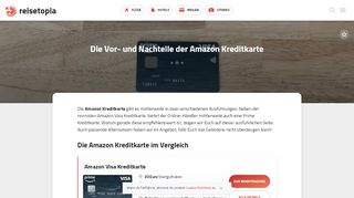 
                            6. Die Vor- und Nachteile der Amazon Kreditkarte | reisetopia