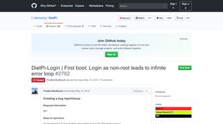 
                            2. DietPi-Login | First boot: Login as non-root leads to infinite ...