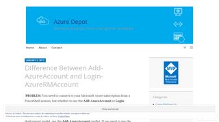 
                            3. Difference Between Add-AzureAccount and Login-AzureRMAccount ...