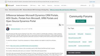 
                            5. Difference between Microsoft Dynamics CRM Portals, ADX Studio ...