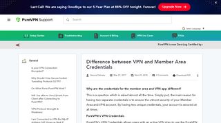 
                            8. Difference between VPN and Member Area Credentials - PureVPN