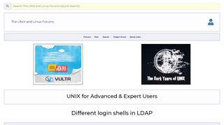 
                            6. Different login shells in LDAP - The UNIX and Linux Forums