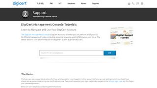 
                            4. DigiCert® SSL Certificate Account Tutorials and Management