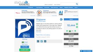 
                            3. Digipare - A Zona Azul Digital | Startup Ranking