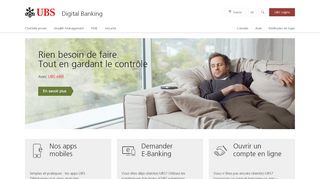 
                            2. Digital Banking: Mobile et E-Banking | UBS Suisse