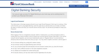 
                            4. Digital Banking Security | First Citizens Bank