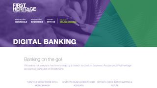 
                            2. Digital Banking With First Heritage Federal Credit Union.