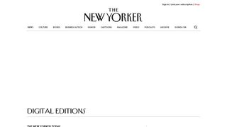 
                            6. Digital Editions - The New Yorker