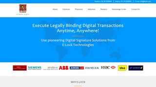 
                            5. Digital & Electronic Signature Software Solutions | Elock