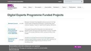 
                            9. Digital Experts Programme Funded Projects | Local Government ...