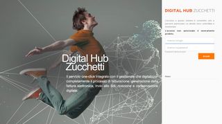 
                            9. Digital Hub Zucchetti - Login Page