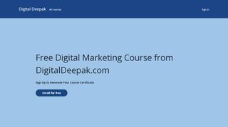 
                            1. Digital Marketing Basics Course (Certificate)
