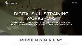 
                            1. Digital Marketing, Coding & UX Design Trainings - AstroLabs Academy