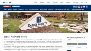 
                            4. Digital Platforms Intern | Careers | DPTV