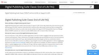 
                            2. Digital Publishing Suite Classic End-of-Life FAQ - Adobe Help ...