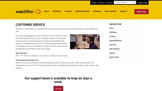 
                            6. Digital Sign Customer Service - Watchfire Signs | Digital Billboards ...