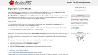 
                            8. Digital Signature Certificate | Pec.it