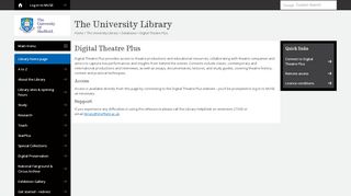 
                            8. Digital Theatre Plus - Databases - The University Library ...