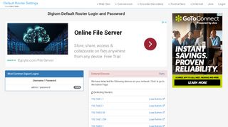 
                            9. Digium Default Router Login and Password - Clean CSS