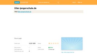 
                            6. Diler-jengerschule.de: DiLer Login - easycounter.com