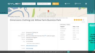 
                            7. Dimensions Clothing Ltd ▷ Willow Farm Business Park, 3 ...