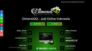 
                            7. DimensiQQ - Agen Domino QQ Poker Online Indonesia