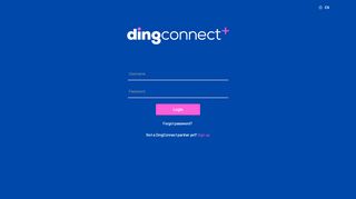 
                            9. DingConnect - Login