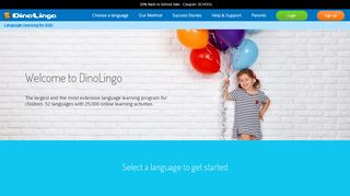 
                            8. DinoLingo® – Best Language Learning Program for Kids