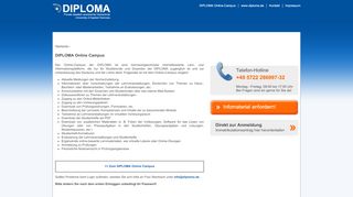 
                            2. DIPLOMA Online Campus | Diploma-University