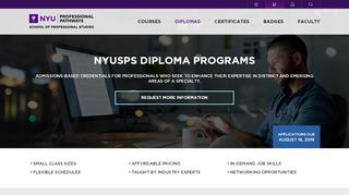 
                            10. Diplomas - NYU School of Professional Studies