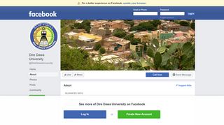 
                            8. Dire Dawa University - About | Facebook