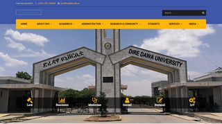 
                            4. Dire Dawa University – Official Website