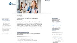 
                            6. Direct applications | Saarland University - Universität des Saarlandes