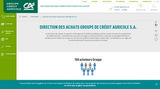 
                            7. Direction des Achats Groupe de Crédit Agricole S.A.